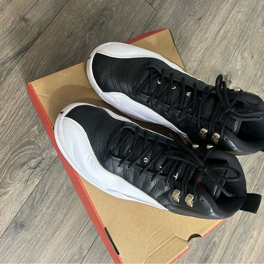 Jordan Black and White Sneakers